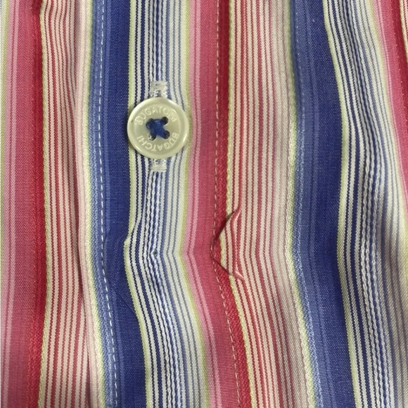 Bugatchi Mens Multicolor Striped Long Sleeve Button Up Shirt Size XXL - Picture 11 of 11